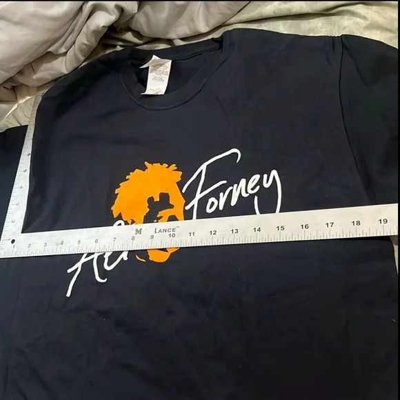 Given: Ali Forney M T-Shirt new Orange Black - Picture 4 of 6